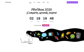 AforShow es un evento de tecnología y desarrollo web en realizado en Twitch.