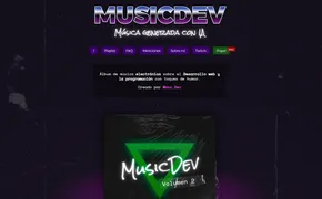 Music Manz un proyecto de música con temática de tecnología generada con IA.