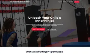 Ninja Trials ofrece espacios para que tus niños/as disfruten de actividades recreativas.