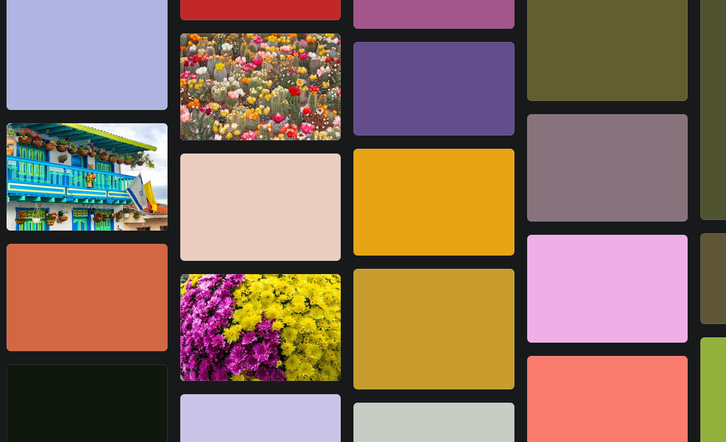 Ejemplo de placeholder con color sólido