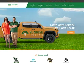 Empresa dedicada al cuidado de jardines en Texas, Estados Unidos