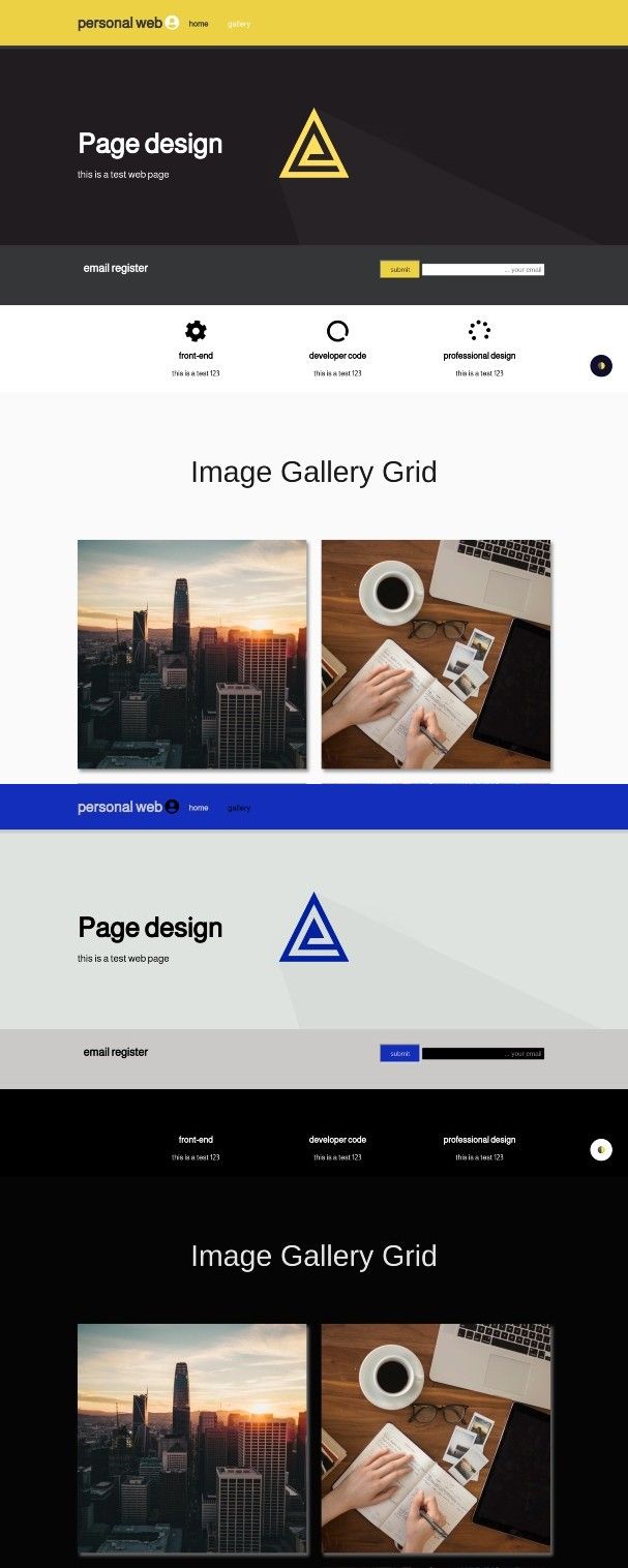 Usando Darkmode.js para establecer el modo oscuro - Mobile