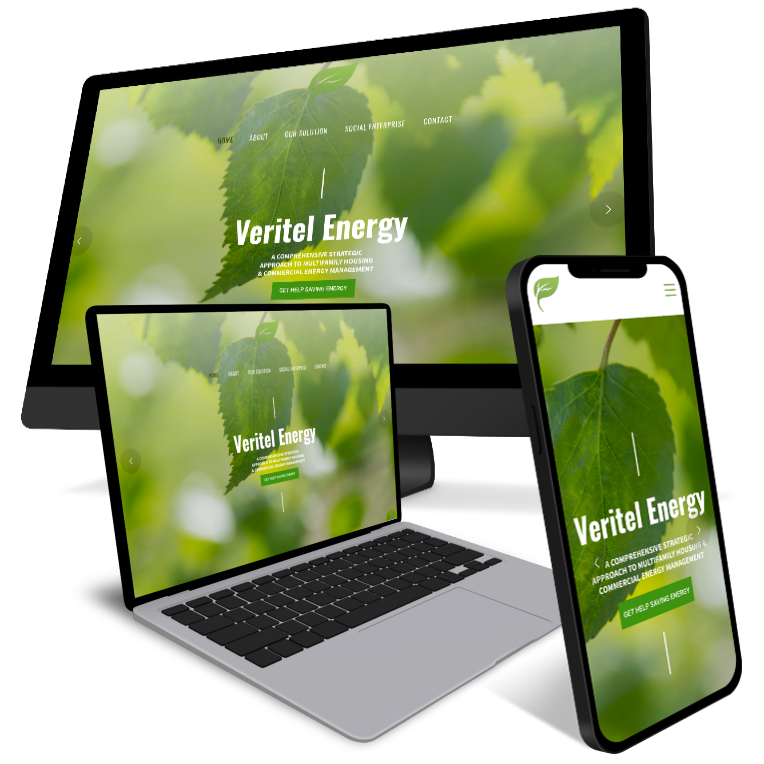 Sitio web de Veritel Energy